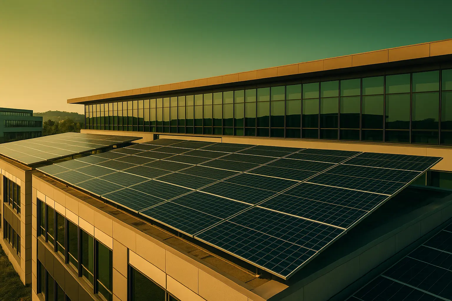Engineers installing solar systems in Saudi Arabia